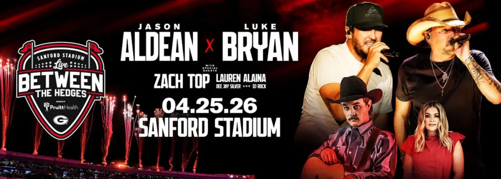 Live Between The Hedges at Sanford Stadium